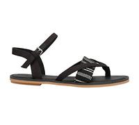 TOMS Femme Lexie Sandale Plate, Black, 36.5 EU
