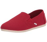 TOMS Femme Redondo Semelle de Mocassin, Rouge/Toile, 37.5 EU