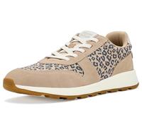 TOMS Femme Trvl Lite Retro Basket, Oatmeal Petit léopard en Daim, 43.5 EU