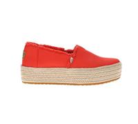 TOMS Femme Valencia Espadrilles, Flame Canvas Fray, 36.5 EU