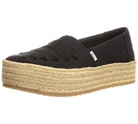 TOMS Femme Valencia Loafers-Shoes, Noir, 38 EU
