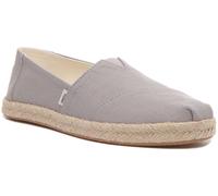 TOMS Femmes Alpargata Corde en Gris Espadrille Earthwise Taille UK 3 - 8