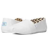 Toms – Alpargata mocassin femme – coton recyclé – plat – Blanc 36 EU