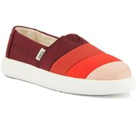 Toms Femmes Alpargata Mallow Puff Ortholite Baskets En Rouge Mix Taille EU 36-42