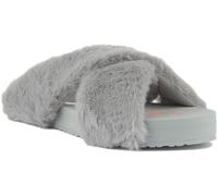 Toms Femmes Susie Eva Imprimé Léopard Chaussures Plateforme en Gris Size UK 3 -