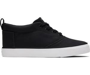 TOMS Fenix Mid Basket, Black Microsuede, 38 EU