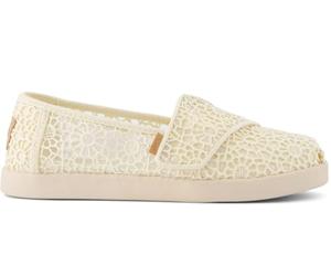 TOMS Fille Alpargata Classic Espadrille à Enfiler, Natural Moroccan Crochet, 33 EU