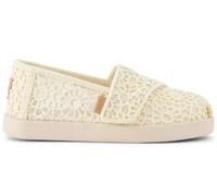 TOMS Fille Alpargata Classic Espadrille à Enfiler, Natural Moroccan Crochet, 8 UK Child