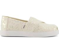 TOMS Fille Alpargata Classic Espadrille à Enfiler, Naturel, 3 UK Child