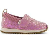 TOMS Fille Alpargata Resident Baskets à Enfiler, Cosmic Pink Iridescent Leopard, 2 UK