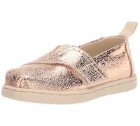 TOMS Fille Tiny Alpargata, Gold Crackle Foil, 27 EU
