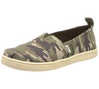 TOMS Garçon Alpargata Mocassin plat, Multicolore, 32.5 EU