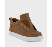 TOMS Garçon Cruz Mid Basket, Microsuède Caramel, 6 UK Child