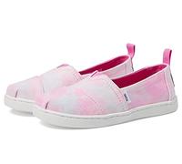 TOMS Garçon Fille Classic Alpargata Semelle de Mocassin, Neon Pink Multi Tie Dye, 22 EU