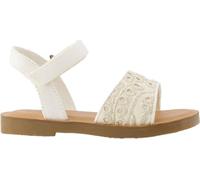 TOMS Garçon Fille Remi Sandale cale, Egret Botanical Eyelet, 27 EU