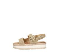 Toms - Giana Flatform Sandal - Femme - Chaussures - Beige - Taille: 38 EU