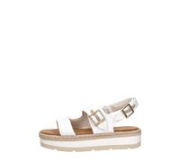 Toms - Giana Flatform Sandal - Femme - Chaussures - Blanc - Taille: 36 EU