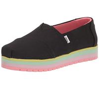 TOMS Girl's Alpargata Platform, Noir, 3 UK