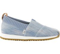 TOMS Girl's Alpargata Resident Sneaker, Pastel Blue Novelty Denim, 34 EU