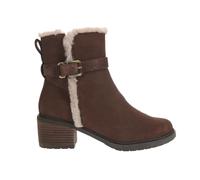 TOMS Hailley Buckle FAUX 10022565 Bottines pour femme en daim marron chêne, daim marron chêne, 38.5 EU