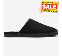 Toms Harbor Mule Hommes Premium Confortable à Enfiler Pantoufles Noir
