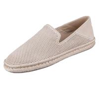 TOMS Homme Almond Diamond Perforated Suede Basket, Beige, 43 EU