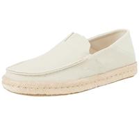 TOMS Homme Alonso Loafer Rope Semelle de Mocassin, Fog Heritage Toile Daim, 43.5 EU