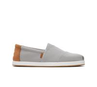Toms Homme Alp FWD Basket, Drizzle Grey Brushed Twill Tan Suede, 47.5 EU