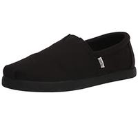 TOMS Homme ALP FWD Semelle de Mocassin, Toile de Coton recyclé Noir, 47.5 EU