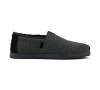 TOMS Homme Alp FWD Semelle de Mocassin, Charcoal Herringbone, 45 EU