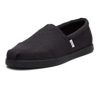 Toms Homme ALP FWD Semelle de Mocassin, Toile de Coton recyclé Noir, 42 EU