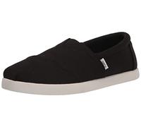 Toms Homme ALP FWD Semelle de Mocassin, Toile de Coton recyclé Noire, 44.5 EU