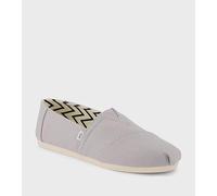 TOMS Baskets Classiques Alpargata pour Homme, Toile de Coton recyclé Gris Drizzle, 39 EU