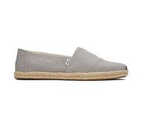 TOMS Homme Alpargata Rope Classic Semelle de Mocassin, Medium Grey, 42.5 EU