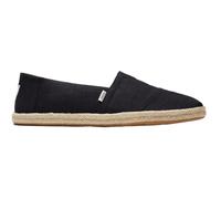 TOMS Homme Alpargata Rope Classic Semelle de Mocassin, Total Black, 42.5 EU