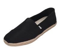 TOMS Homme Alpargata Rope Classic Semelle de Mocassin, Total Black, 42.5 EU
