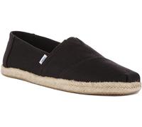 TOMS Homme Alpargata Rope Classic Semelle de Mocassin, Total Black, 42 EU