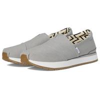 TOMS Homme Resident Plus Basket, Toile Heritage Gris, 40.5 EU
