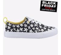 Toms Junior Filles Fenix Lacet Floral Baskets Mode Décontracté Noir Jaune