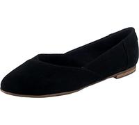 TOMS Jutti Neat Ballerines Femme, Daim Noir, 37.5 EU
