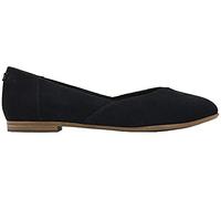 TOMS Jutti Neat Ballerines Femme, Daim Noir, 37.5 EU