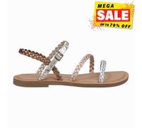 Toms Kira Femmes Sandales Été Plage Chaussures Métallique Multicolore