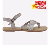 TOMS Femme Lexie Sandale Plate, Tan, 36.5 EU