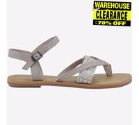 TOMS Femme Lexie Sandale Plate, Tan, 36.5 EU