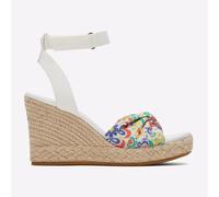 Toms Marisela Femmes Décontracté Mode Sandales Semelle Compensée Blanc