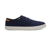 TOMS MEN CARLO Navy Heritage Canvas UK9.5