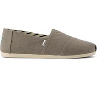 Toms Shoes Baskets Classiques Alpargata pour homme Toile Heritage Gris vétiver 44 EU