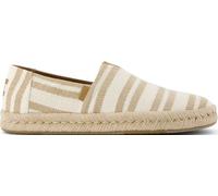 TOMS Mocassins plats ALP Rope 2.0 pour homme, Rayures de plage caramel, 46 EU