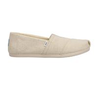 TOMS Mocassins Plats Alpargata à Paillettes pour Femme, Naturel, 35.5 EU