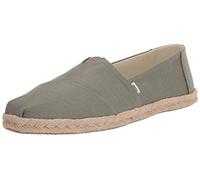TOMS Mocassins Plats Alpargata en Corde pour Femme, Gris vétiver, 38 EU